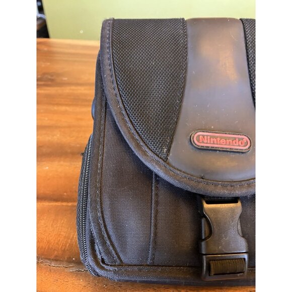 Nintendo 3DS Case Tote Black Cross Body Carrying Organizer Storage - NO STRAP - Picture 4 of 14